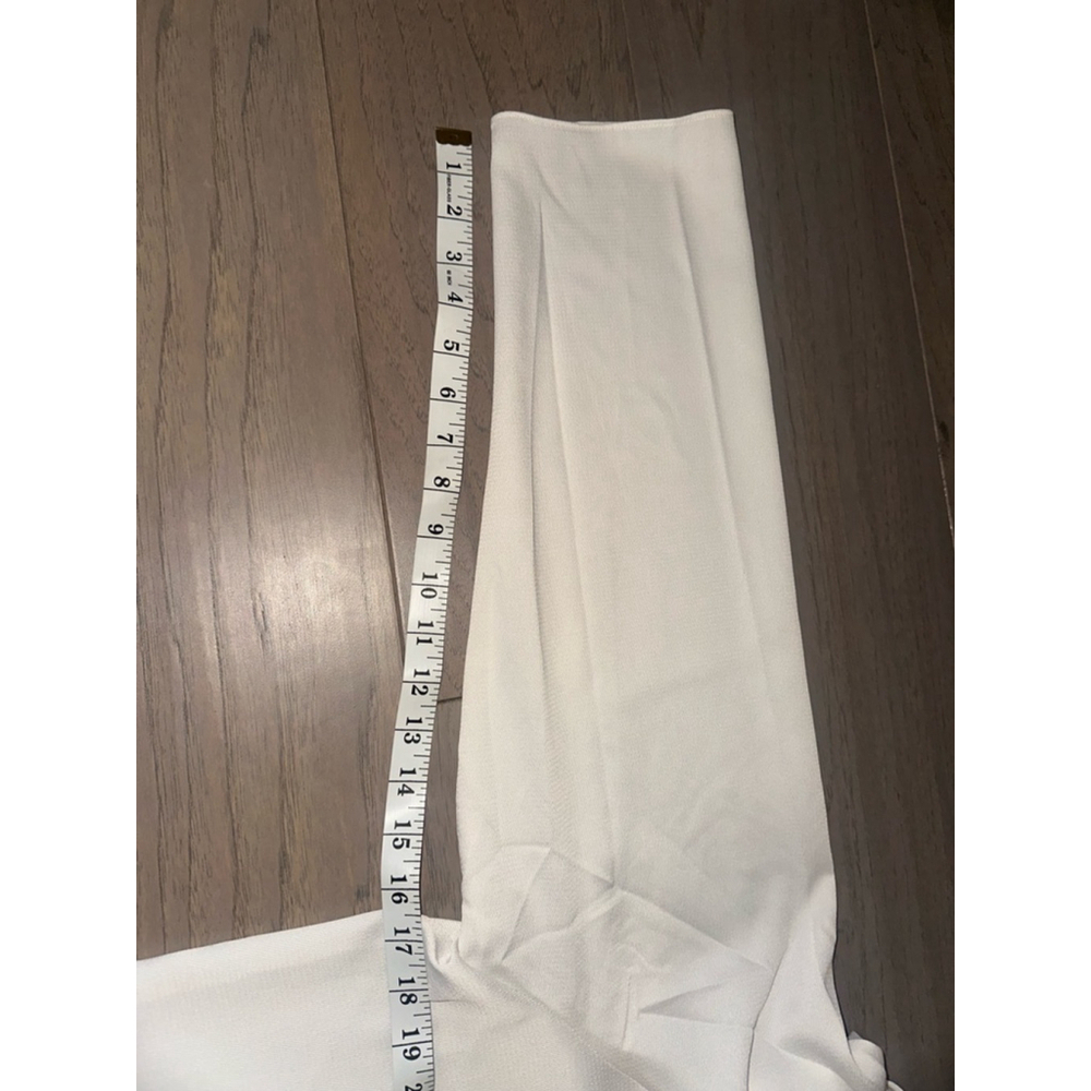 H&M White Blouse XXL Open Back Bow Detail - Picture 6 of 10